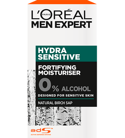 Pánský zpevňující hydratační krém Fortifying Hydra Sensitive Packshot Front Box