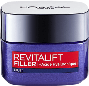 L'Oréal Paris PÉČE O PLEŤ Revitalift Filler noční krém Packshot